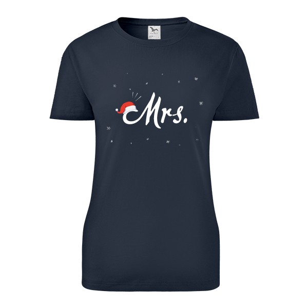 Vánoční párové tričko Mrs.