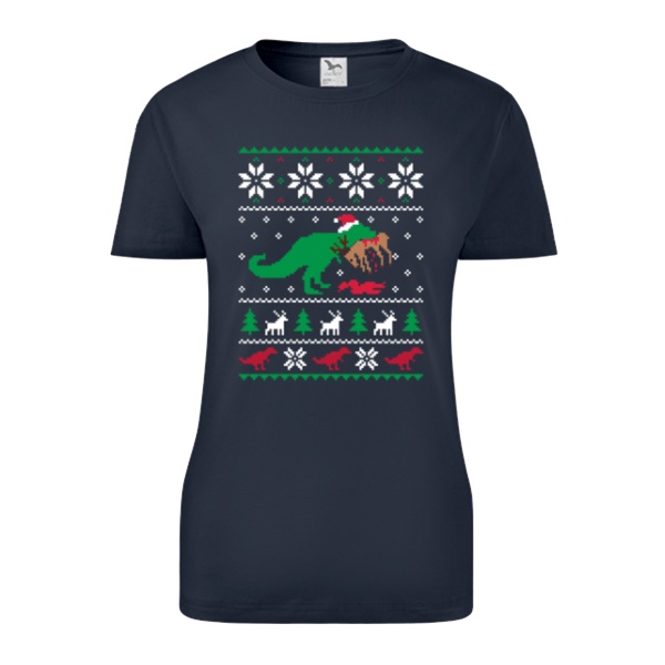 Dámské vtipné vánoční tričko