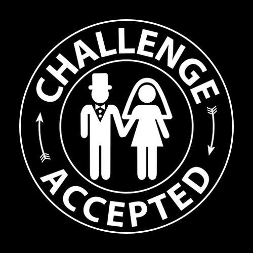 Pánské svatební tričko Challenge Accepted