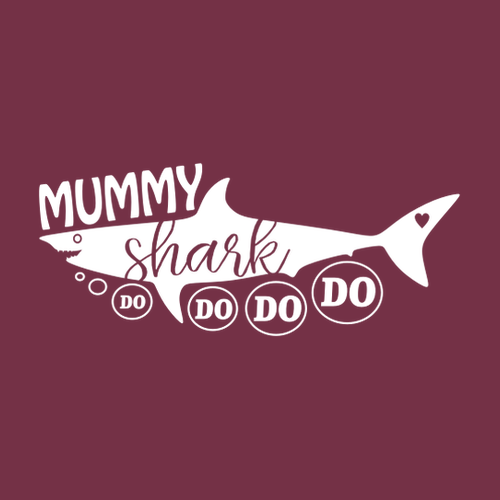 Tričko Mommy shark
