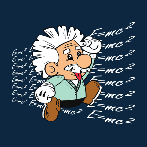 Dámské tričko s Einsteinem