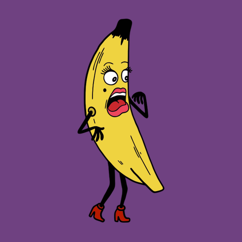 Tílko s banánem pro ni