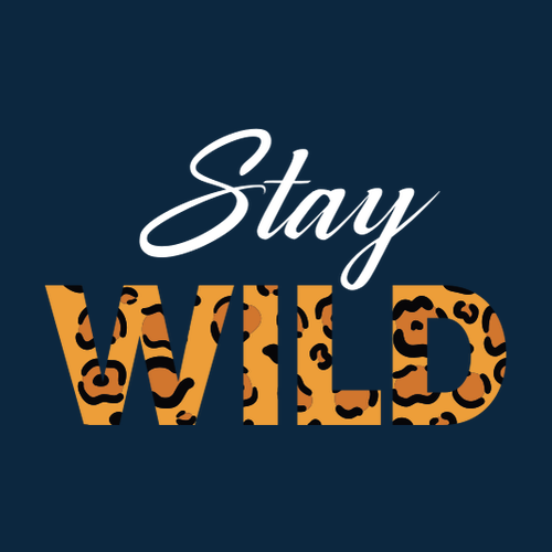 Organic tričko Stay wild