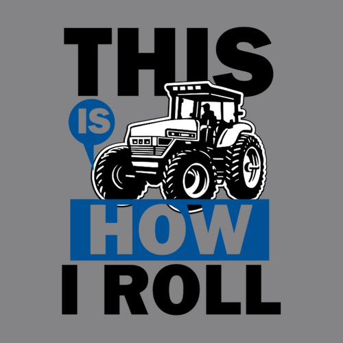 Organické tričko traktorista Farmář