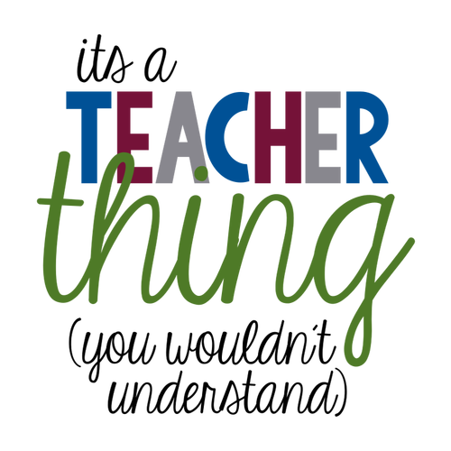 Učitelská mikina Teacher thing