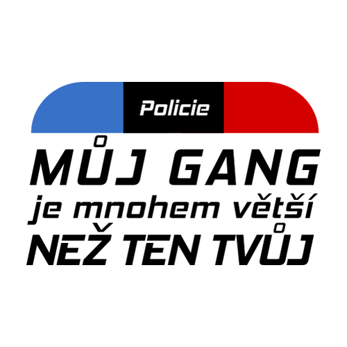 Funkční tričko pro policistu Můj gang