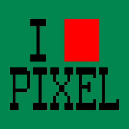 Pánské organické tričko Pixel lover