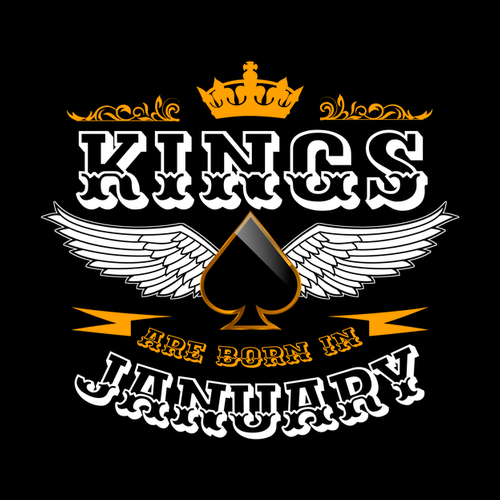 Tričko k narozeninám Kings January
