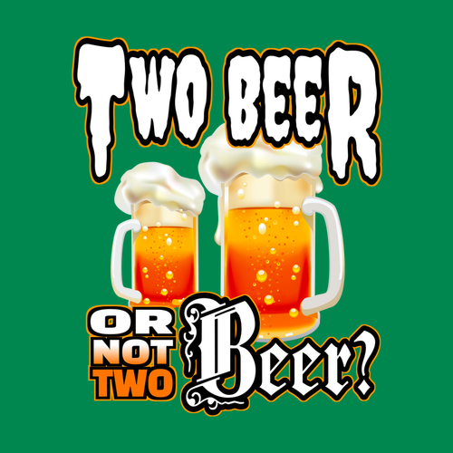 Pivní tričko Two Beer