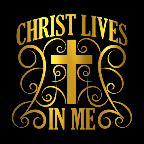 Tričko pro věřící Christ Lives In Me