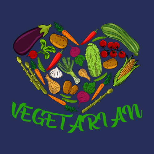 Dámské tričko Vegetarian