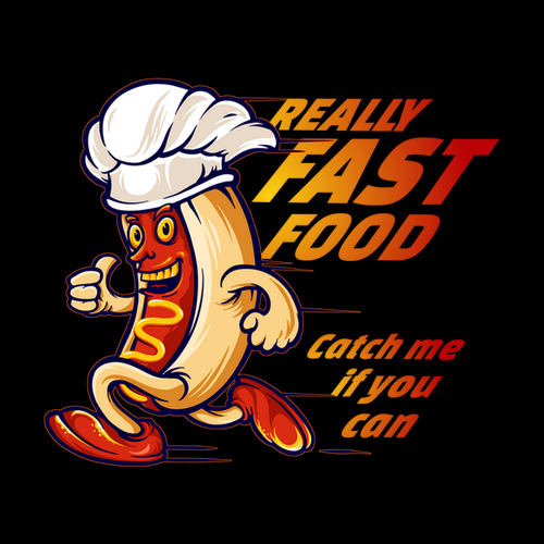 Tričko Really Fast Food
