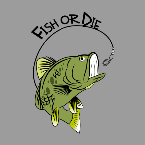 Rybářská mikina Fish or die