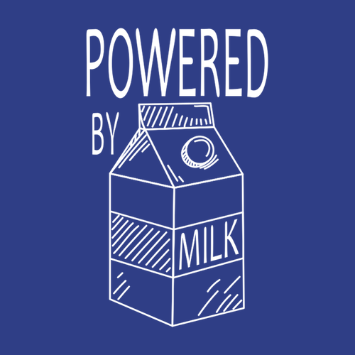 Dětská mikina Powered by Milk