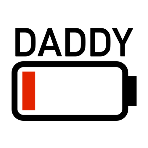 Mikina pro tatínky Daddy low battery