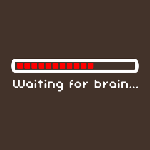 Pánské tričko Waiting for brain...