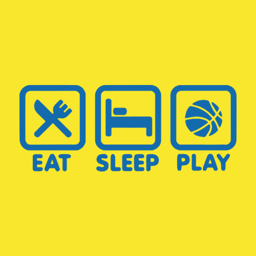 Pánské tričko Eat-sleep-play