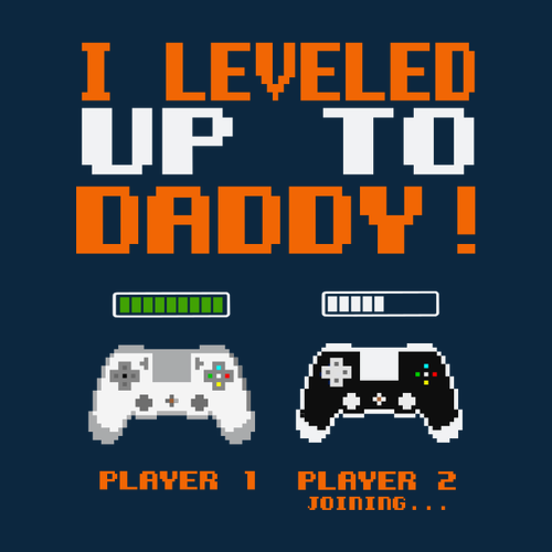 Tričko pro táty hráče Daddy player