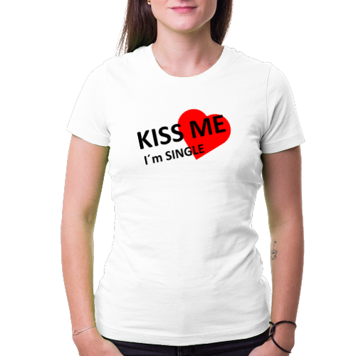 Láska Dámské tričko Kiss me