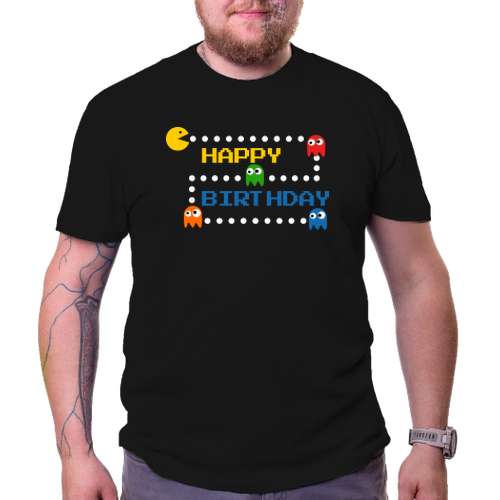 Narozeninové tričko Pac-man