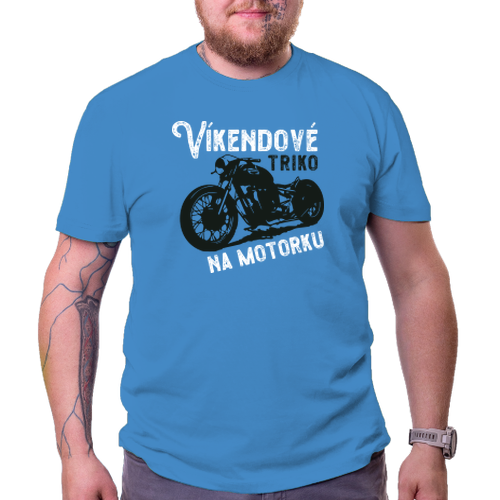 Auta a motorky Víkendové tričko na motorku