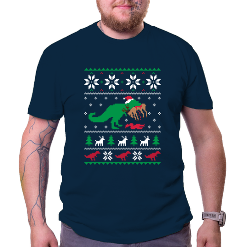 Vánoce Pánské tričko Vánoční jelen
