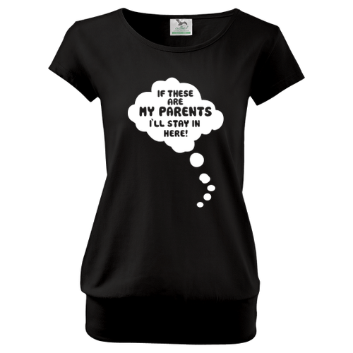 Pro těhotné Vtipné tričko pro těhotné My parents