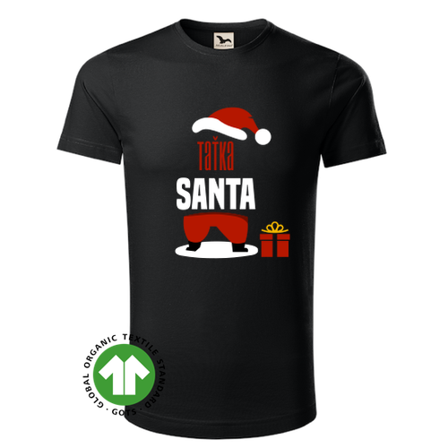Vánoční bio tričko Santa