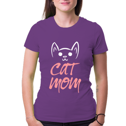 Pro maminky Tričko pro milovnici koček Cat mom