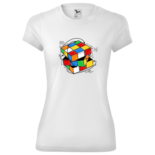 Dámské  funkční tričko Rubikova kostka