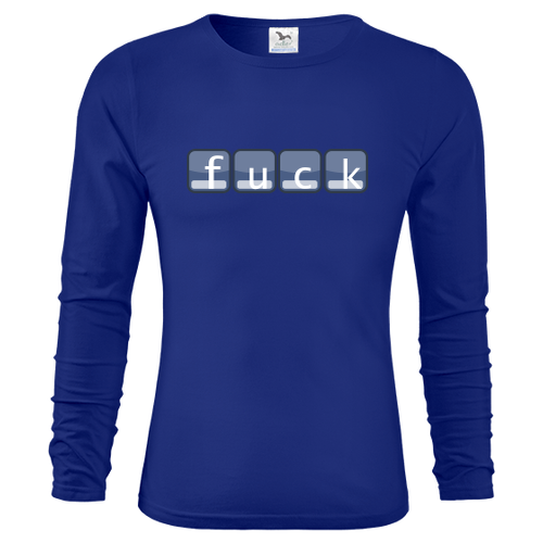 Geek tričko s dlouhým rukávem F-ck