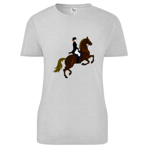 Koně a koňáci Dámské tričko Drezura
