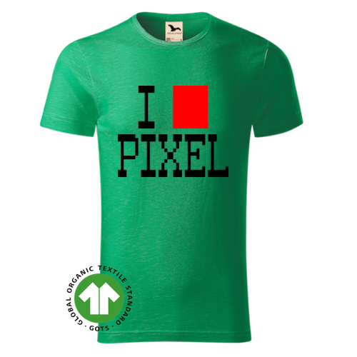 Pánské organické tričko Pixel lover