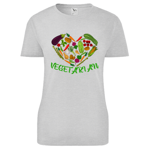 Vegetariáni a vegani Dámské tričko Vegetarian