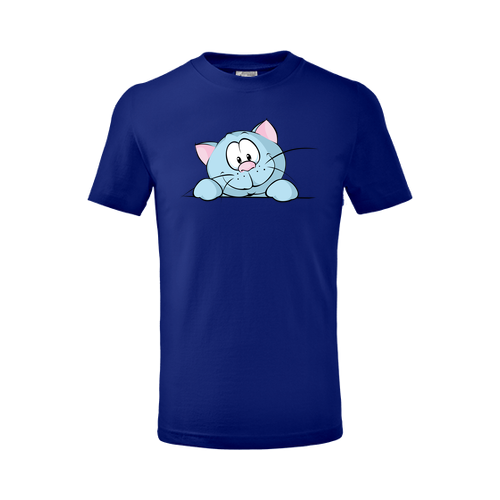 Dětské tričko Modrá kočka