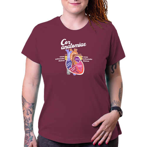Dámské tričko Cor Anatomie