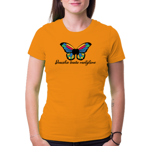 Dámské tričko s motýlem