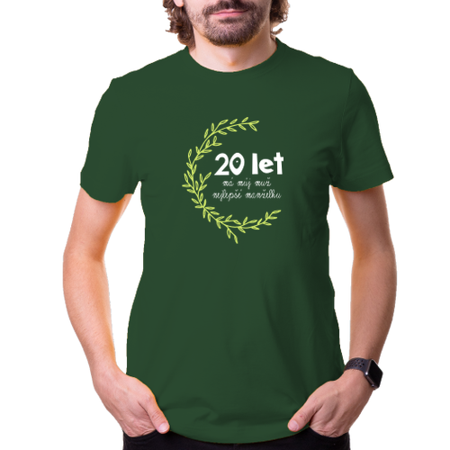 Pánské tričko Výročí 20 let