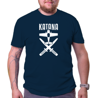 Tričko s motivem letadla Katana 50