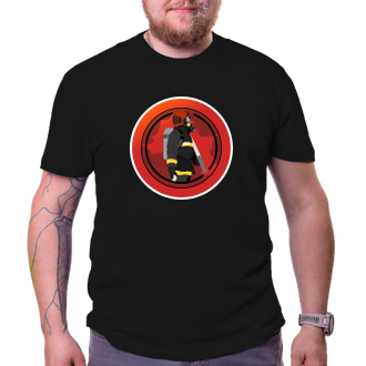 Hasiči Hasičské tričko s potiskem hasiče