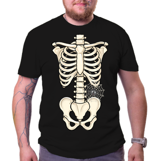 Vtipné tričko na Halloween Kostra