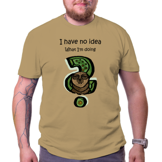 Vtipné Pánské tričko s lenochodem