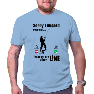 Vtipné rybářské tričko