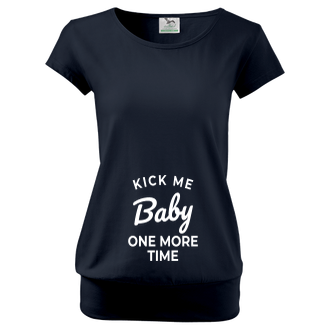Pro těhotné Těhotenské tričko Kick me!