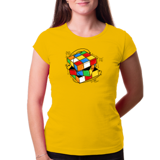 Dámské tričko Rubikova kostka