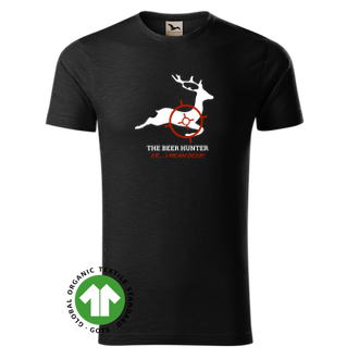 Vtipné organické tričko pro myslivce Deer