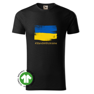 Ukrajina Organické tričko #StandWithUkraine