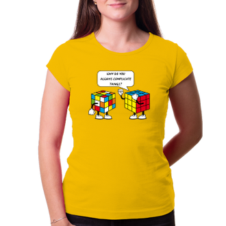Vtipné tričko Rubikova kostka