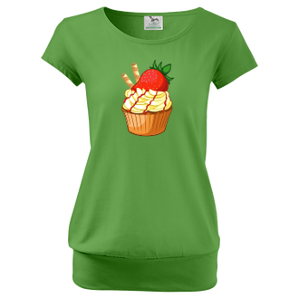Tričko Cupcake s jahodou