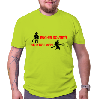 Hasiči Pánské tričko Suchej a mokrej